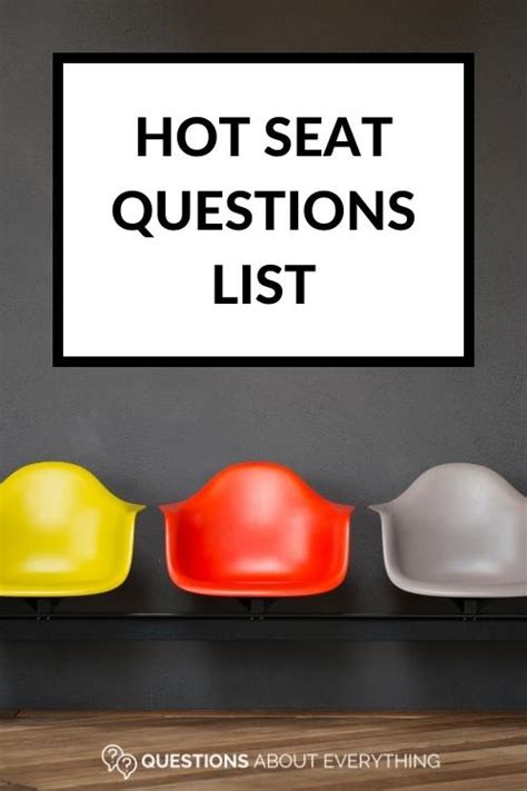 best hot seat questions